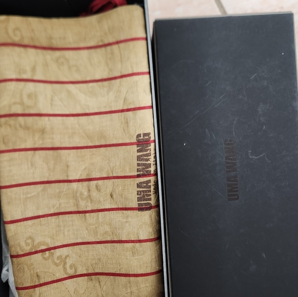 Uma Wang NWT Pointed Ballet Flats Off White Calf Leather Crisscross Pointed Toe - Picture 4 of 11